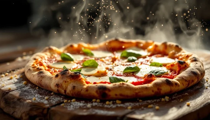 Blistered Woodfired Pizza Surface